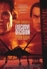 A poster for the movie executive decision.